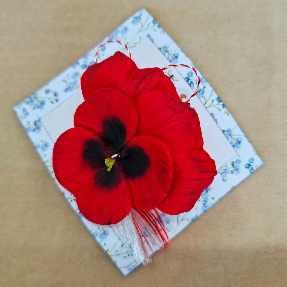 Panseluta martisor - Tracolla Handmade - martisoare, cutii postale personalizate, cani, bijuterii, globuri brad