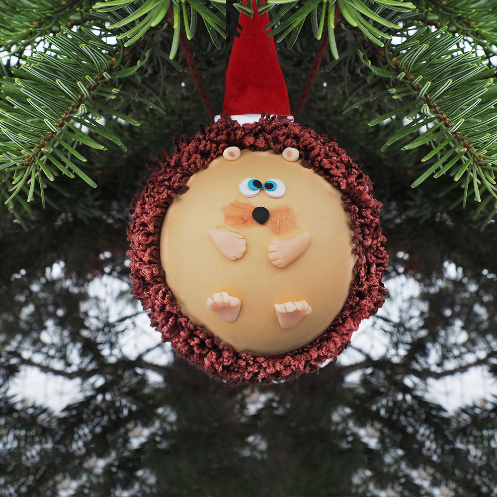 Globuri cu Arici - Tracolla Handmade - martisoare, cutii postale personalizate, cani, bijuterii, globuri brad